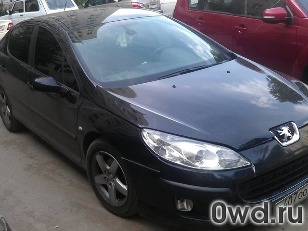 Битый автомобиль Peugeot 407