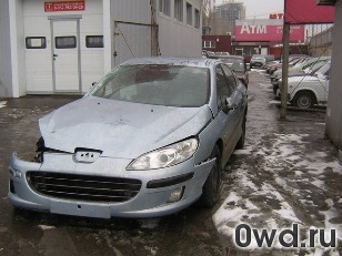 Битый автомобиль Peugeot 407