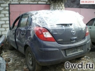 Битый автомобиль Opel Corsa