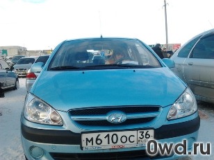 Битый автомобиль Hyundai Getz