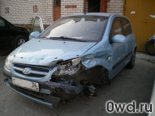 Битый автомобиль Hyundai Getz